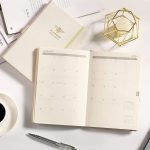 Planner 2023-2024 - Academic Planner 2023-2024 from July 2023 - June 2024, 2023-2024 Weekly Monthly Planner with Calendar Stickers, 5.75" x 8.25", Saffiano Leather, Pen Loop, Back Pocket - Black Bee - Image 9